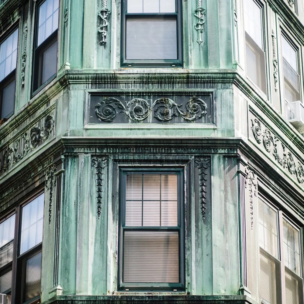Classic North End bay-window architecture